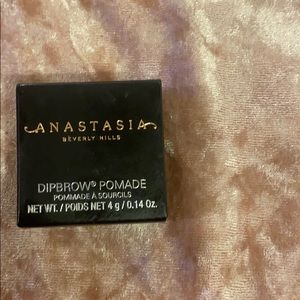 dipbrow pomade “dark brown” swatched one time